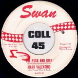 Mark Valentino – The Push And Kick b/w Walking Alone – Swan 7″