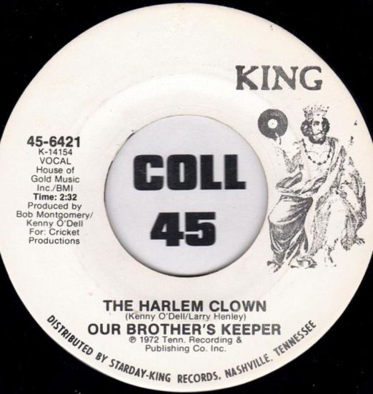 Our Brother's Keeper - The Harlem Clown b/w Who's Gonna Keep You Warm Tonight - King DJ 7"