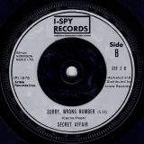 Secret Affair – Let Your Heart Dance b/w Sorry, Wrong Number – I-Spy UK 7″