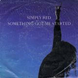 Simply Red – Something Got Me Started b/w A New Flame – EastWest UK 7″
