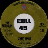 Van Morrison – Domino b/w Sweet Jannie – Warner Bros. Records 7″