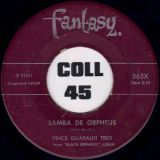 Vince Guaraldi Trio – Cast Your Fate To The Wind b/w Samba De Orpheus – Fantasy 7″
