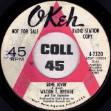 Watson T. Browne And The Explosive – Some Lovin’ b/w Home Is Where Your Heart Lies – Okeh DJ 7″