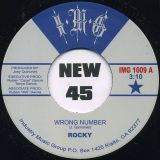 *JUST IN!* Rocky – Wrong Number b/w Instrumental – IMG 7″