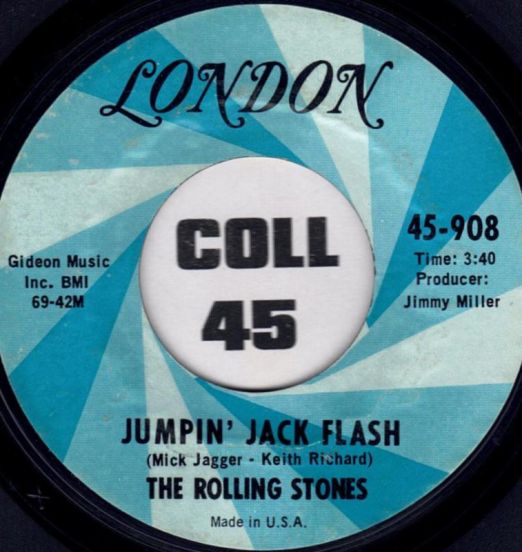 The Rolling Stones - Jumpin' Jack Flash b/w Child Of The Moon - London 7"