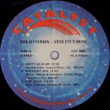 Ron Jefferson – Vous Ete’s Swing – Catalyst LP
