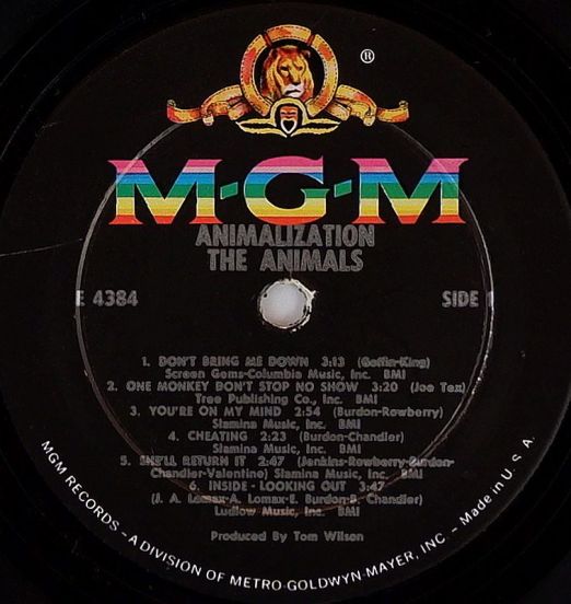 TheAnimals-AnimalizationLABEL