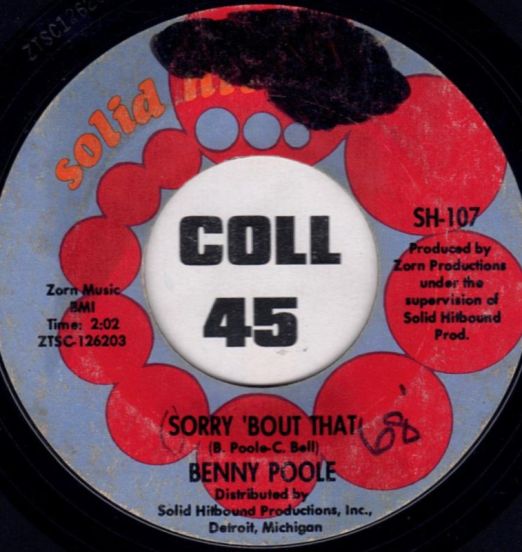 BennyPoole-Sorry'BoutThat