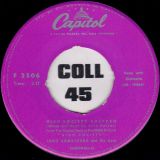 Louis Armstrong And His Band – High Society Calypso b/w Bing Crosby and Louis Armstrong – Now You Has Jazz – Capitol NL 7″