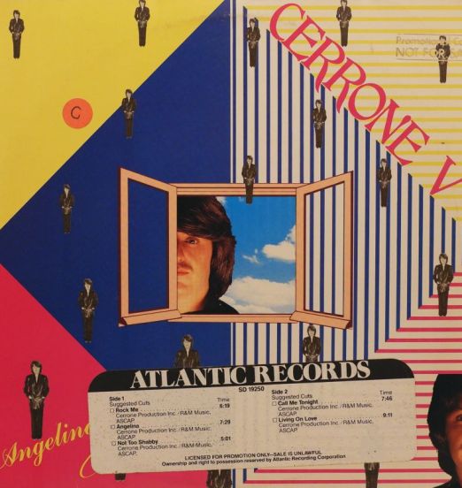 Cerrone - Cerrone V:  Angelina - Atlantic DJ LP