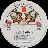 Coleman Hawkins – Bean A Re-Bop – Queen-disc IT LP