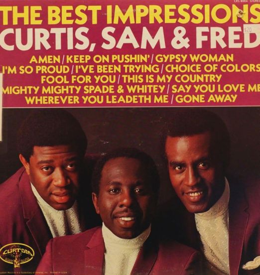 The Impressions - The Best Impressions... Curtis, Sam & Fred - Curtom LP