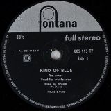 Miles Davis – Kind Of Blue – Fontana NL LP