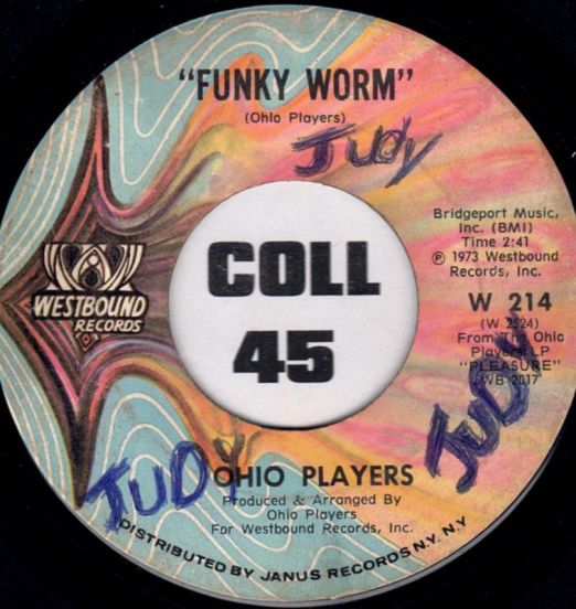 Ohio Players - Funky Worm b/w Paint Me - Westbound 7"