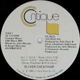 Oliver Cheatham – S.O.S. – Critique 12″