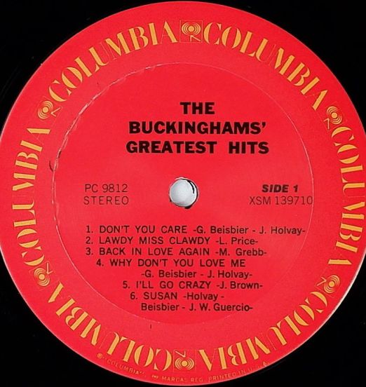 TheBuckinghams-GreatestHitsLABEL