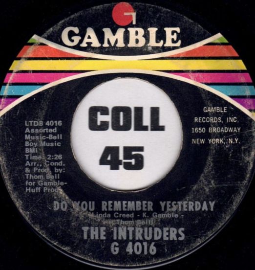 TheIntruders-DoYouRememberYesterday