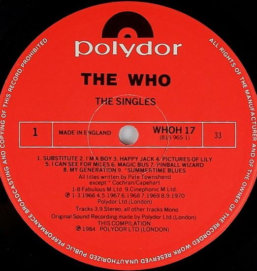 TheWho-SinglesLABEL