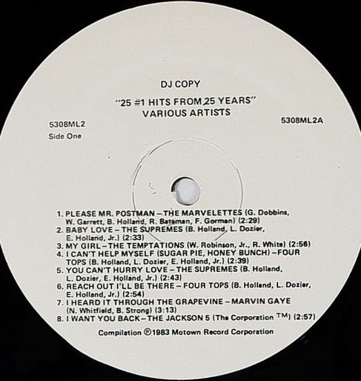 VA-25No1HitsFrom25YearsLABEL
