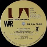 War – All Day Music – United Artists LP