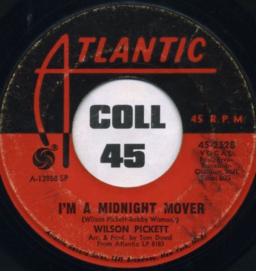 Wilson Pickett - I'm A Midnight Mover b/w Deborah - Atlantic 7"
