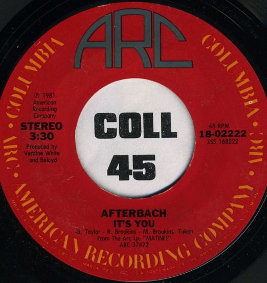 Afterbach - It's You b/w Wanna Fill You Up - Arc 7"