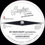 Barbara Mercer – My Dear Heart b/w Instro – Hayley UK DJ 7″