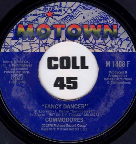 Commodores - Fancy Dancer b/w Cebu - Motown 7"