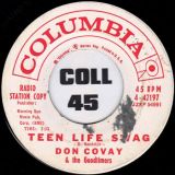 Don Covay & The Goodtimers – (Where Are You) Now That I Need You b/w Teen Life Swag – Columbia DJ 7″