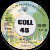 George Benson – On Broadway b/w We As Love – Warner Bros. 7″
