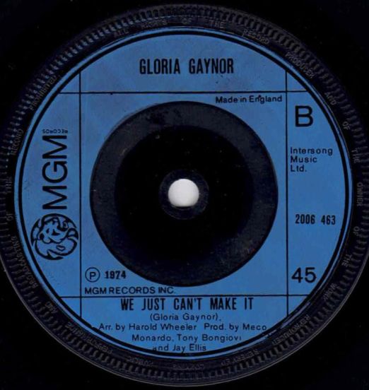 GloriaGaynor-WeJustCan'tMakeItB