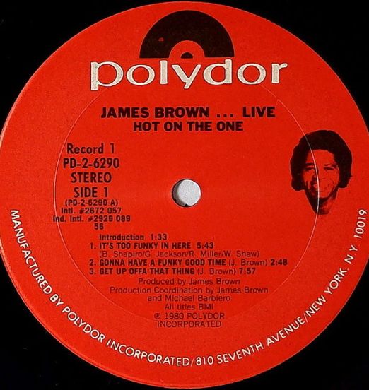 JamesBrown-LiveHotOnTheOneLABEL