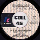 KC & The Sunshine Band – (Shake, Shake, Shake) Shake Your Booty b/w Boogie Shoes – T.K. 7″
