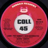 Marie Green – Sorry, That Number’s Been Disconnected Stereo b/w Mono – Buddah DJ 7″