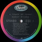 Nancy Wilson – A Touch Of Today – Capitol LP