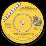 Ray Godfrey – Come And Get These Memories b/w I’m The Other Half Of You – Grapevine UK 7″