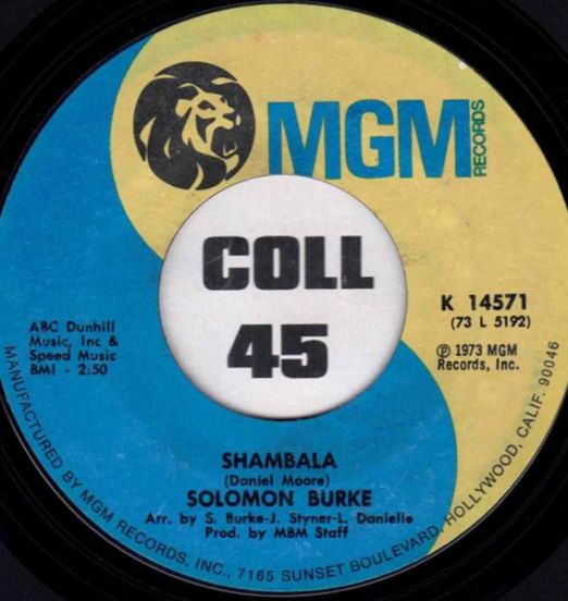Solomon Burke - Shambala b/w Love Thy Neighbour - MGM 7"
