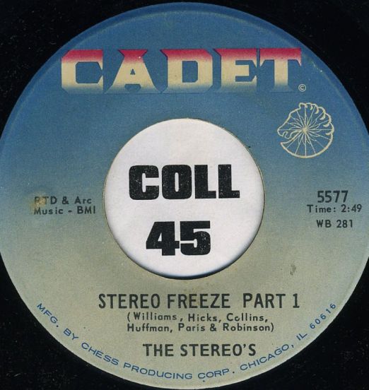 The Stereo's - Stereo Freeze Pt. 1 b/w Pt. 2 - Cadet 7"