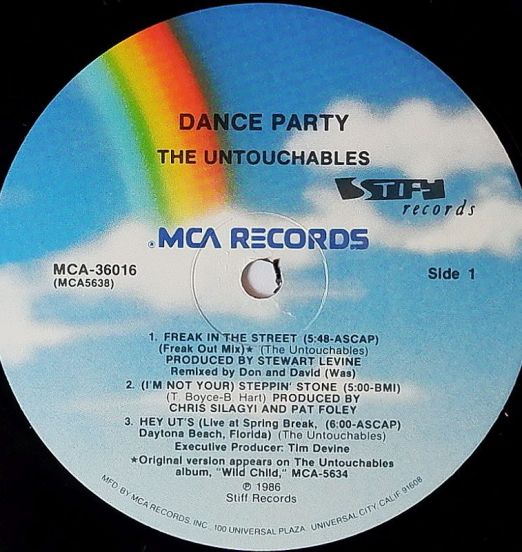 TheUntouchables-DancePartyLABEL