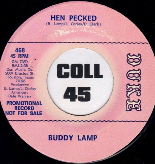 Buddy Lamp - Hen Pecked b/w If You See Kate - Duke DJ 7"