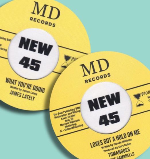 Latest Two 45s from MD Records - Tomangoes & James Lately - MD 2x7"