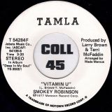 Smokey Robinson – Vitamin U (Mono) b/w Vitamin U (Stereo) – Tamla 7″
