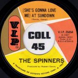 The Spinners – Message From A Black Man b/w (She’s Gonna Love Me) At Sundown – V.I.P. 7″