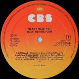 Weather Report – Heavy Weather – CBS NL LP