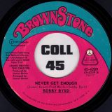 Bobby Byrd – Never Get Enough b/w Sayin’ It And Doin’ It Are Two Different Things – Brown Stone 7″