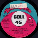 Bobby Byrd – Never Get Enough b/w Sayin’ It And Doin’ It Are Two Different Things – Brown Stone 7″