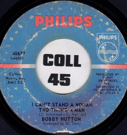 BobbyHutton-ICantStandAWomanTwoTimingAManB
