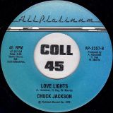 Chuck Jackson – Love Lights b/w Instrumental – All Platinum 7″