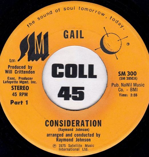 Gail - Consideration Pt. 1 b/w Pt. 2 - Smi 7"
