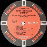 John Coltrane Quartet - Crescent - Impulse! LP -